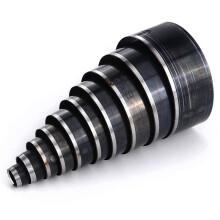 Conjunto de 10 Peças de Furadores Redondos de Aço Carbono para Couro, Ideais para Artesanato, Espuma EVA, Argila e Outros Materiais.