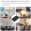 2X Foot Dimmer  Full Range Inline Slide Control  for Floor Light LED Incandescent Bulb 100V-120V EU-Plug 5
