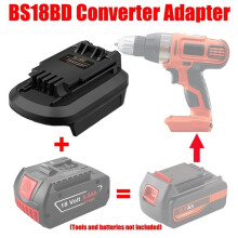 Battery Adapter BS18BD for 18V Series Li-Ion Batteries Convert to Work for 18V 20V Power Tools