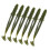 6Pcs Soft Fishing Lures Artificial Baits Paddle Tail-Dark Green 1