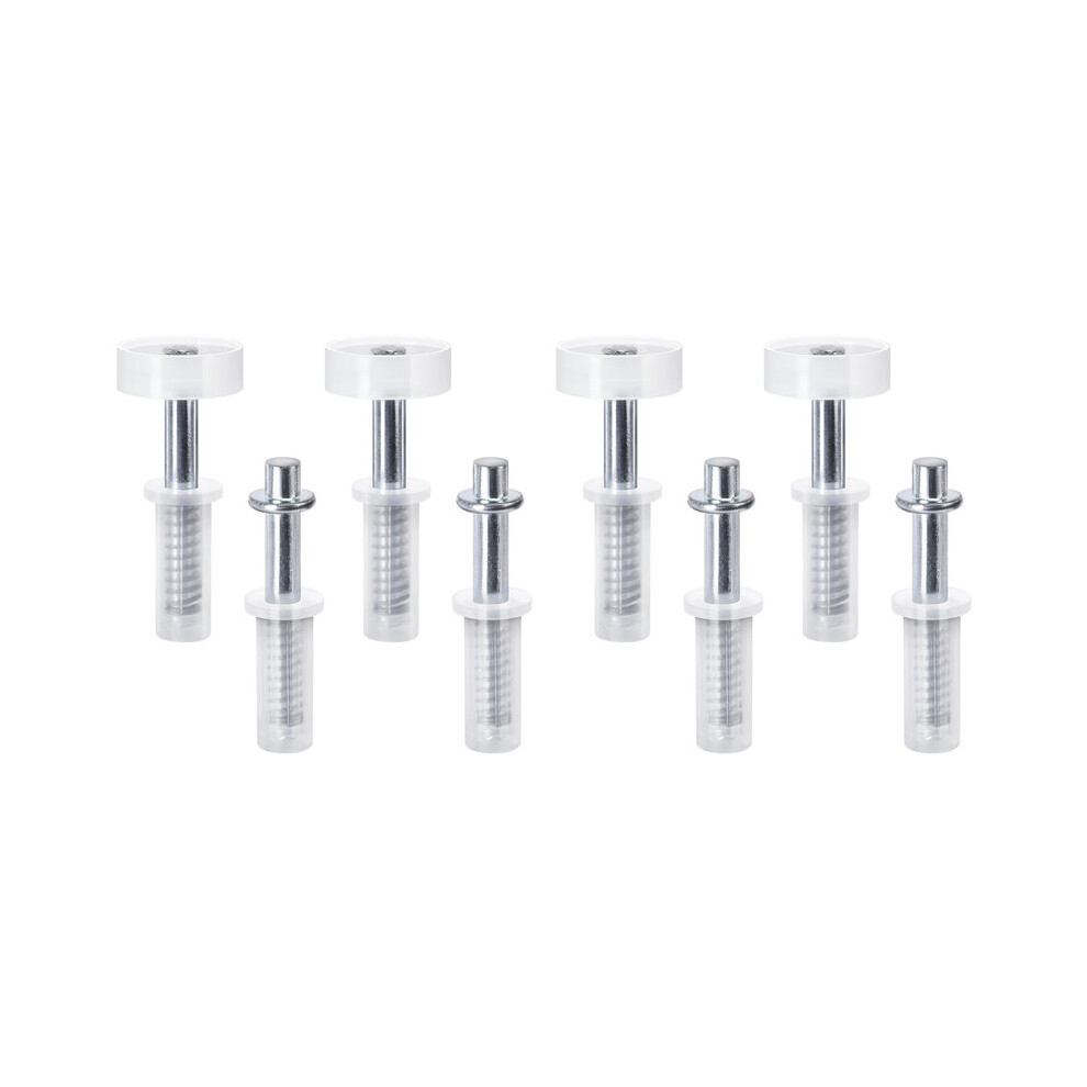 8X Bi-Fold Door Top Roller Guide Wheel And Top Pivot,Spring Loaded Bifold Door Hardware Kit,A 6031190014182