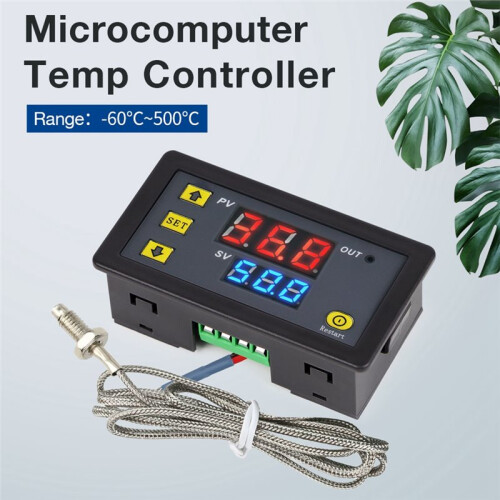 K-Type Thermocouple Digital Temperature Controller -60-500 Red  Display Thermoregulator Output DC5V 1