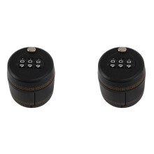 2X Plastic Bottle Password Lock Combination Lock Wine Stopper Vacuum Preservation for Furniture Hardware Lock