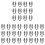 36 Pack Wine Foil Cutter Accessory, Easy Wine Bottle Opening for Wine Lovers 1