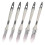 5Pcs Paint Brush Set Handheld Round Paint Brush Tool for Wall Edging and Color Separation 1