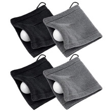 Golfhanddukar med Säkert Klämma för Golfbagar, 4-Pack Rengöringsdukar, Absorberande Handdukar för Underhåll Av Golfutrustning