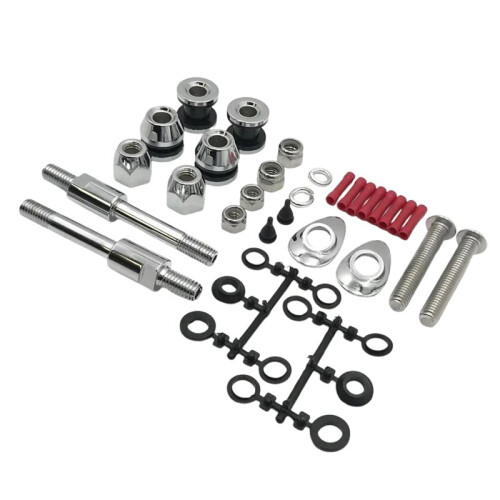 Motorcycle HardDrive Sissy Bar Docking Hardware Kit for  Dyna FXD 2002-2005 Models