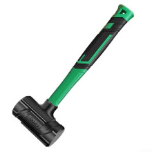 Rubber Hammer with Built-in Steel , Shockproof Design for Tile and Furniture Installation