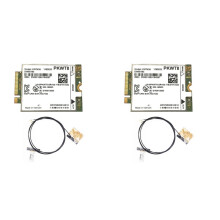 2X EM7430 DW5816E 4G LTE Module+4XAntenna GOBI6000 for Latitude 7280 7285 7290 7389 7390 7480 7490 Cat6 DW5811E
