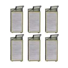 For X60 Max Ultra Complete / X60 Ultra / X60 Master Robot Vacuum Accessories Washable Reusable HEPA Filter 6PCS