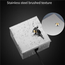 Outdoor Stainless Steel Waterproof Electric Box for Socket Safety and EV Charging