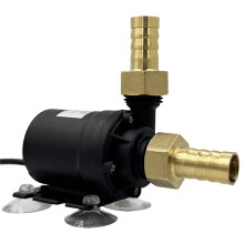 Pompe à Eau Chaude Solaire 12 V CC Sans Balais, Résistante Aux Hautes Températures, pour la Circulation D'Eau
