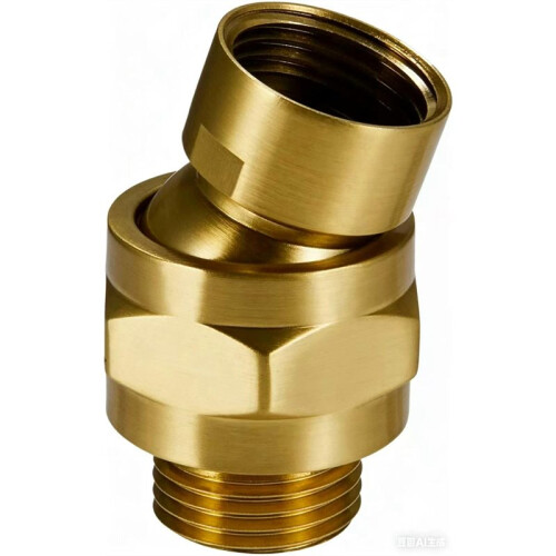 Solid Brass Shower  Swivel  Adapter, Adjustable Shower Arm Extension Sho