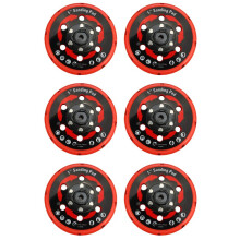 6X Achterplaat voor Dual Action Polijstmachine da Polijstmachine Achterplaat Achterhouder 5 Inch 125mm