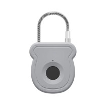 Cadenas Biométrique Sans Clé à Empreinte Digitale, 20 Utilisateurs, en Plastique, avec Chargement USB