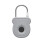 Keyless Fingerprint Biometrics Padlock Electric Lock 20 Users Plastic Material Fingerprint Lock with USB Charging 1