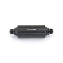 Filtre à Carburant en Aluminium pour Système de Filtration E85 avec Élément Filtrant en Acier de 100 Microns et Raccords Adaptateurs AN10