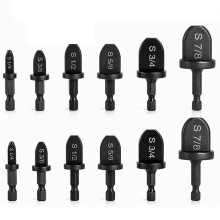 12Pcs HVAC Repair Kit, Air Conditioner Tube Expander Tool, Manual Pipe Swage Tool for Soft Copper Tubing 1/4'' to 7/8''