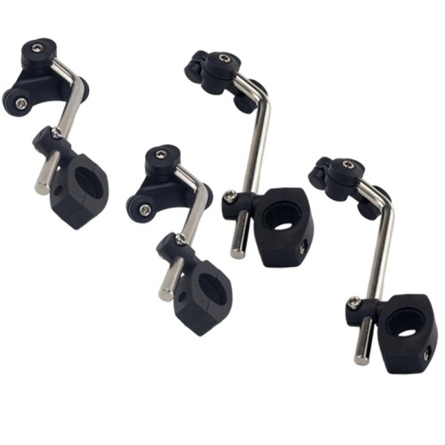 4 Piar Motorcycle 22MM Windshield Mounting Bracket Universal Windscreen Fixed Bracket Moto Parts