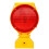 Solar Powered LED Light with Dual-Sided Visibility and Photocell Technology Red 1