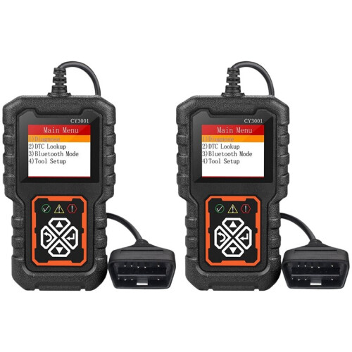 2PCS Car OBD2 Scanner Diagnostic Tool Code Reader, Car Voltage Tester Engine Fault Code Scanner