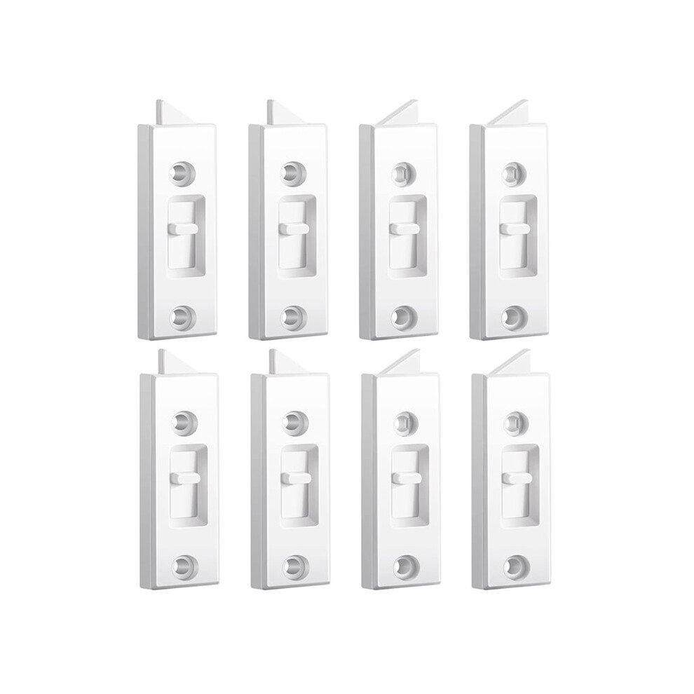 8 Set Window Locks Window Parts And Hardware Tilt Latchs Plastic Construction, Spring Loaded, 2 Inch Hole Center 4714239733191