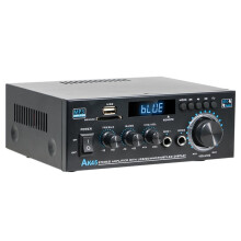 AK45 HiFi Digital Amplifier MP3 Channel 2.0 Sound AMP Support 12V-220V for Home Car MAX 60Wx2
