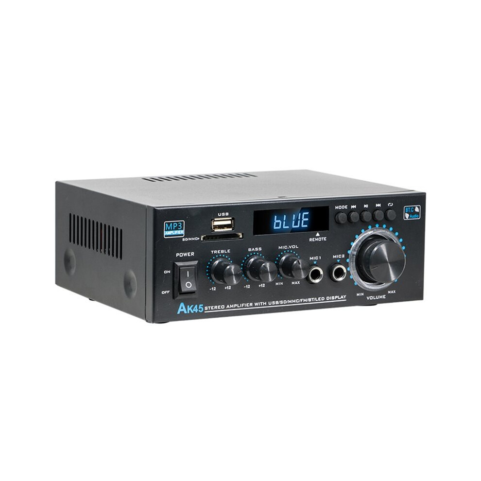 Ak45 Hifi Digital Amplifier Mp3 Channel 2.0 Sound Amp Support 12V-220V For Home Car Max 60Wx2 4713097697768