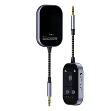 2 in 1 6.0 3.5mm AUX Jack Airplane Wireless Transmitter Adapter for Speaker PC Airplane Car TV