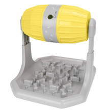 Pet Feeder Fun Dog Toy Drum Leakage  Cat Slow Food Bowl Healthy Diet Adjustable Height Multifunctional Supplies A