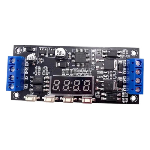 12V-24V High-Power MOS Tube Field Effect Tube Delay  Module Timing Loop 2-Way Two-Way  Control Board Module