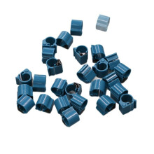 20pcs Foot Ring Buckle Type ID Electronic Tag TK4100 Card RFID Animal Foot Ring Poultry Foot Ring,Pigeons Control