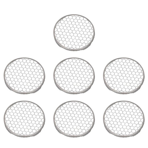 7 Pack Charcoal Incense Burner Replacement Screens Small Plated Iron Mesh Grille Hanging Incense Burner Accessory 1