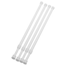 4pcs Adjustable Spring Tension Extension Rods 40-70cm Small Window Security Bars Inside Windows Closet Hanging Clothes