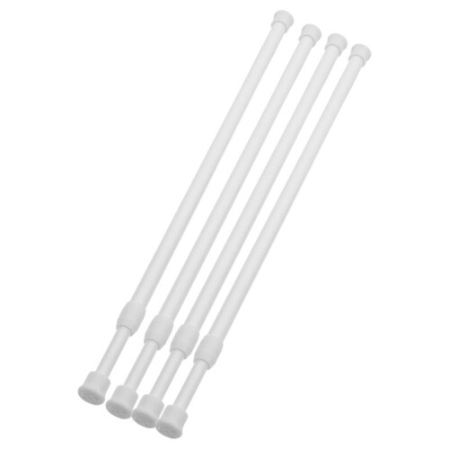 4pcs Adjustable Spring Tension Extension Rods 40-70cm Small Window Security Bars Inside Windows Closet Hanging Clothes