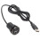 Desktop Power Grommet Small Hidden Flush Mount Power Strip Socket with 2 USB Charging  for Conference Table 1