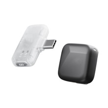 Pour le Microphone Cravate Sans Fil Compact pour Mic (Version Mobile), Réduction Du Bruit, Faible Latence, Longue Autonomie de la Batterie