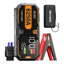 Arrancador de Batería de Coche 6250A, 12 V, PD65 W, 26000 MAh, 13 L, para Emergencias. Dispositivo de Arranque de Emergencia para Coche.