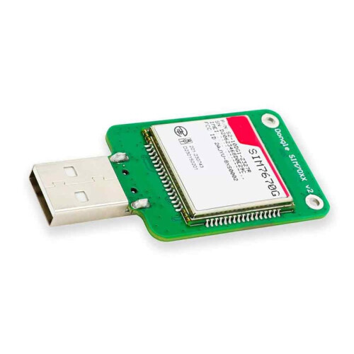 Módulo Dongle USB SIM7670G LTE Cat1 com Antena FPC 4G Global 1