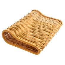 Sauna Headrest Pillow Ergonomic Breathable Cervical Spine Pillow Artificial Rattan Handwoven Neck Rest for SPA Steam