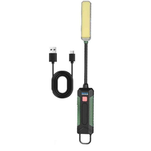 Magnetic Work Light Bendable Rechargeable 3 Modes Working Lamp Work Lamp for Machine Tools for Balcony Courtyards B
