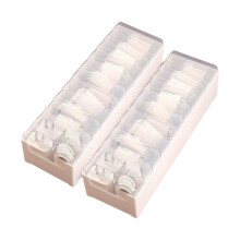 Boîte de Rangement Transparente en Plastique pour Câbles, Idéale pour Organiser les Lignes de Données et les Casques Audio.