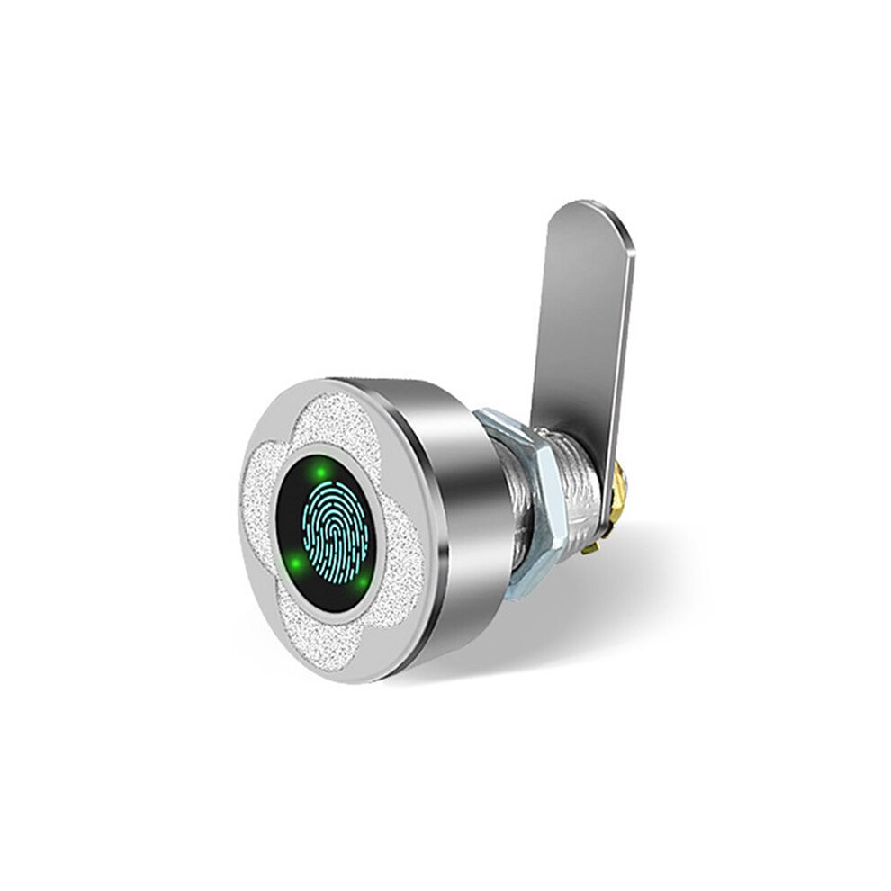 Fingerprint Cabinet Lock For Indoor Use, Secure Mailbox & Drawer Silver 6031337405354