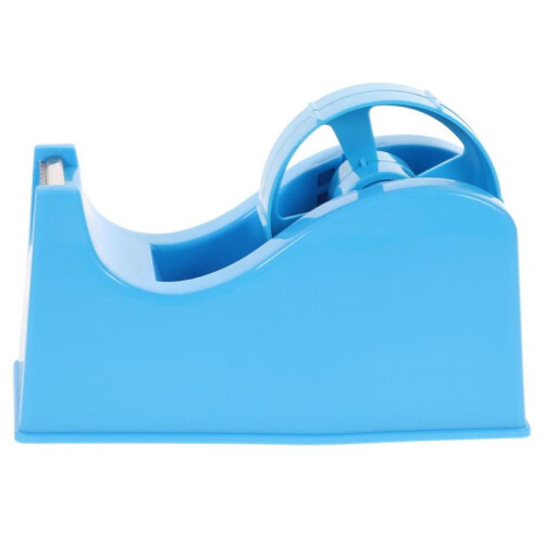 Professional Desktop Tape Dispenser - Weighted Base, Non-Slip Mat, Random Color
