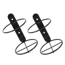 Wall Mounted Wine Bottle Holder, Metal Single Rack for Stylish Bar Display