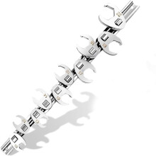 3/8" Drive Metric Crow Foot Wrench Set 10pcs 10-22mm for Automotive &Plumbing Tight Spaces Access with Clip- Organizer