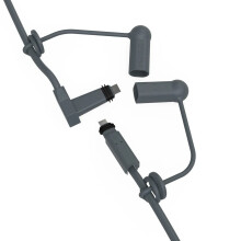 2X para Tampas de Extremidade de Cabo Starlink Kit de Montagem Starlink Capas Protetoras de Silicone Anti-Poeira para Plugues de Cabo Starlink