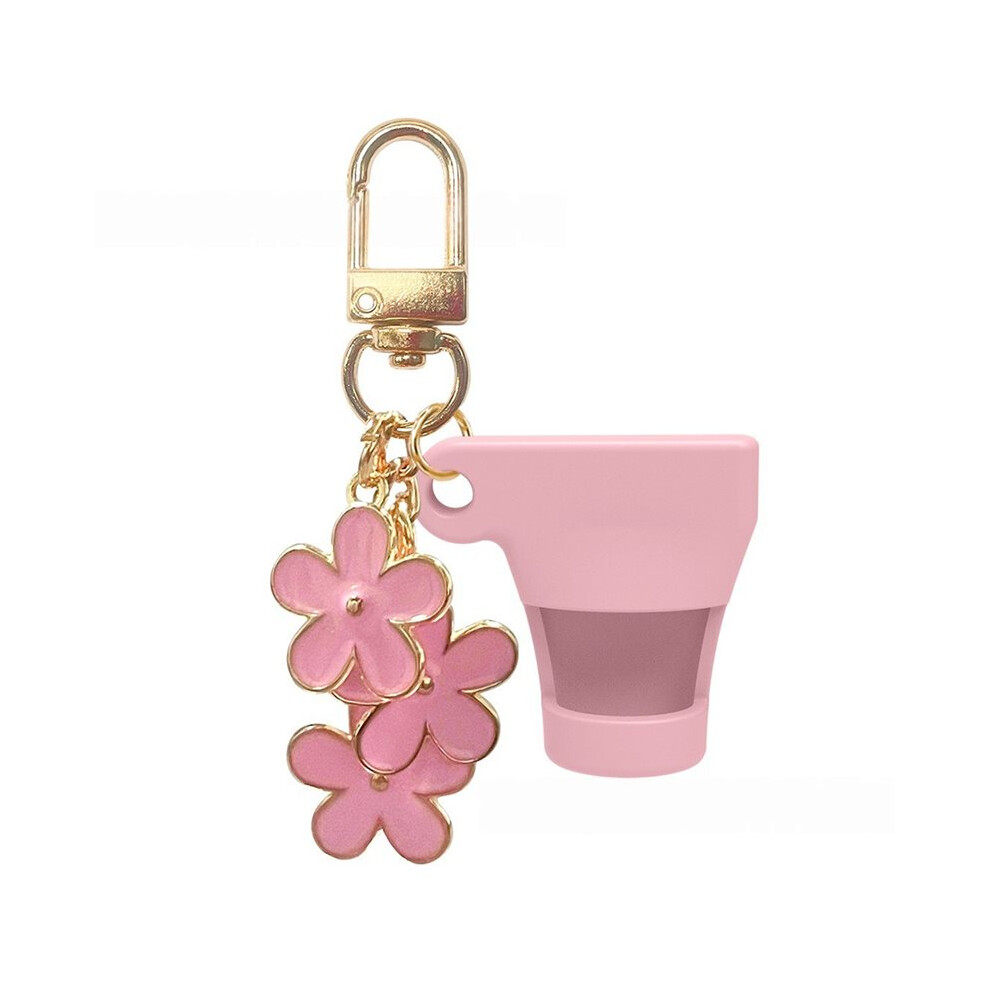 Portable Lip Gloss Keychain Cap Cosmetic Cover Hanging Holder Decoration Pendant for Keys  the, Keychain for Lipgloss