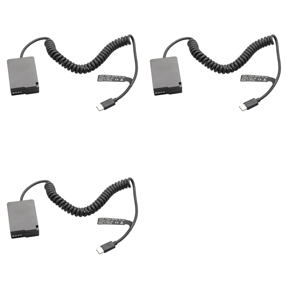 3X Dmw-Blc12 Dummy Battery Dmw-Dcc8 Pd Usb-C Coupler For Gx8 Fz1000 Fz300 Fz200 G6 G7 G80 G81 G85 G95 G99 4714139925795