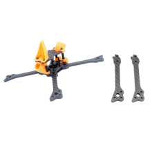 533 Lite 190mm 5 Inch Carbon Fiber X-Type Split Frame Kit with 5mm Arms for FPV RC Quadcopter Racing Drone